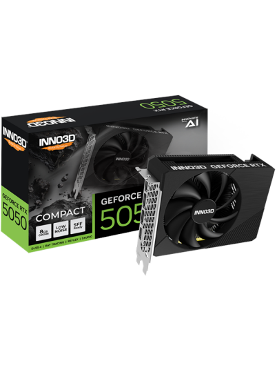 Inno3D GeForce RTX 5050 Compact 8GB GDDR6 RAM Grafikkort