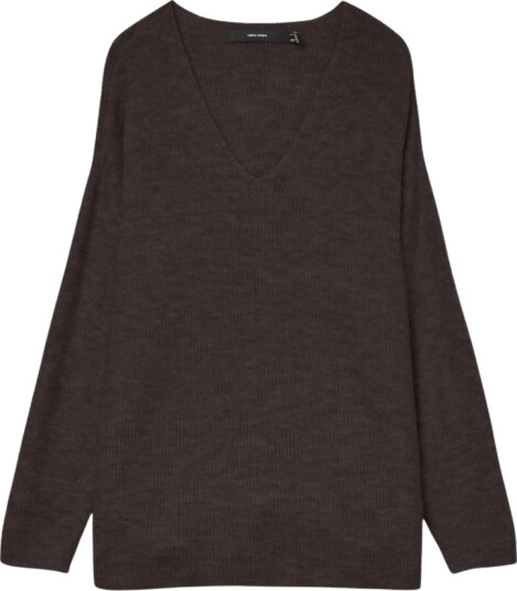 Vero Moda Dame Strikkevarer Brun XL,