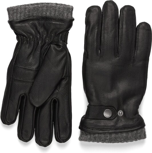 Lindbergh Soft Leather Gloves W?. Primaloft Padding BLACK XXL
