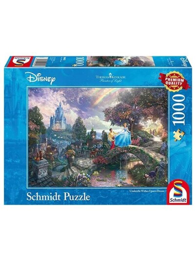 Schmidt Puzzle - Thomas Kinkade: Disney Cinderella (1000 p Schmidt Puzzle - Thomas Kinkade: Disney Cinderella (1000 p
