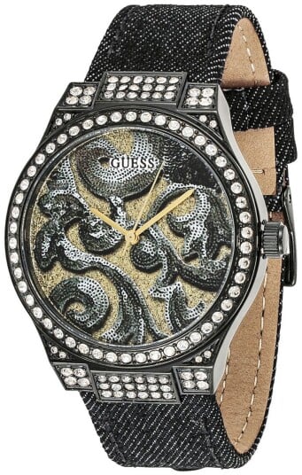 Guess Dameklokke W0844L1 Dress Flerfarget/Tekstil Ø40 mm