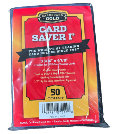 1x Semi Rigid Card Saver