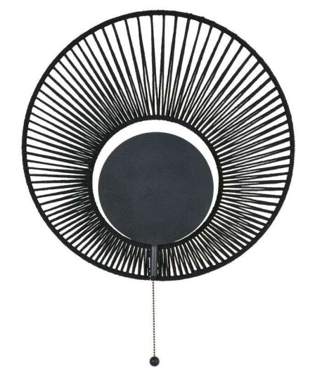 Forestier Oyster Vegglampe Black