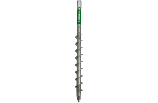 Stavrex Jordskrue 595 mm Ø25 mm Galvanisert for Byggeprosjekter Stavrex Jordskrue 595 mm Ø25 mm Galvanisert for Byggeprosjekter