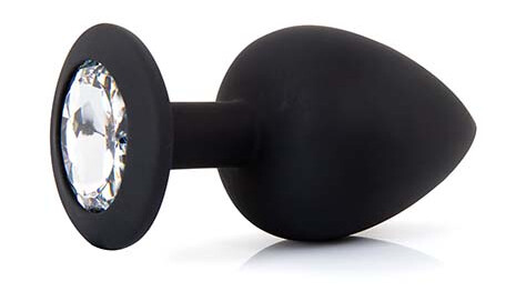 Silicone Plug With Gem Large