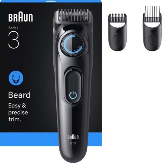 Braun Skäggtrimmer BT3520 +3 stylingtillbehör
