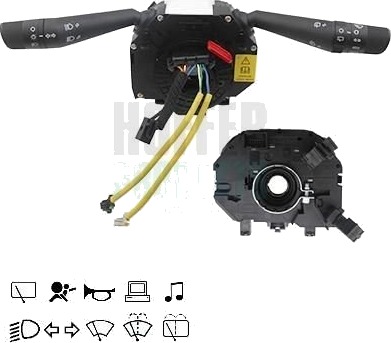 HOFFER 2103001 Bryter komplett rattstamme HOFFER 2103001 Bryter komplett rattstamme