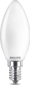 E14 Philips LED Classic E14 LED-lyspærer 2.2W (25W) (Lys, Frostet) E14 Philips LED Classic E14 LED-lyspærer 2.2W (25W) (Lys, Frostet)