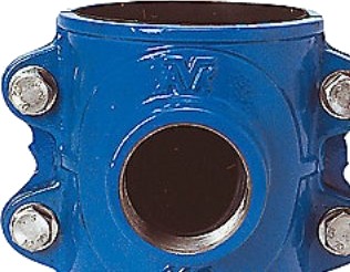 Anboringsbøjle 63Mm X 11/4 A2 Bolte. Avk Anboringsbøjle 63Mm X 11/4 A2 Bolte. Avk