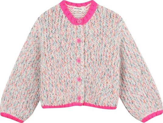 Billieblush Cardigan Strikk Flerfarget Billieblush 10 år (140) Cardigan Hvit Rosa