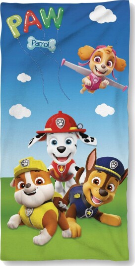 Licens Paw Patrol håndkle 70x140 cm 100% bomull Mykt badehåndkle med Rubble Skye Chase og Marshall Licens Paw Patrol håndkle 70x140 cm 100% bomull Mykt badehåndkle med Rubble Skye Chase og Marshall