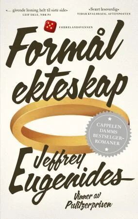 Formål ekteskap av Jeffrey Eugenides - Roman fra Cappelen Damm