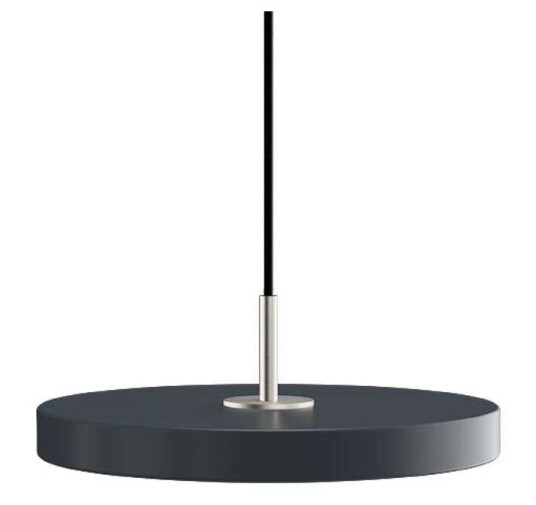 UMAGE - Asteria Mini Pendel Anthracite/Steel Top UMAGE - Asteria Mini Pendel Anthracite/Steel Top