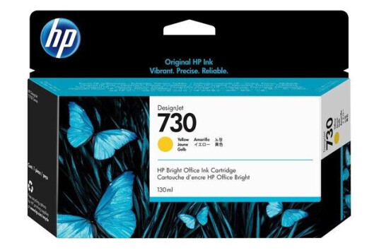 HP 730 / P2V64A Yellow Ink - Blekkpatron Yellow