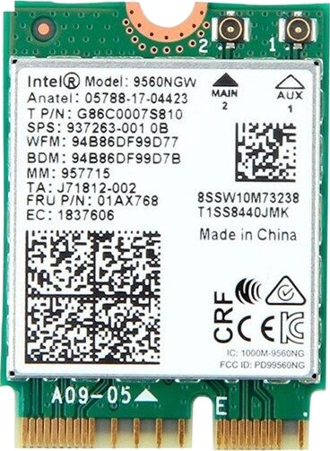 Intel AX211.NGWG WI-FI6E AX211 2230 2x2 vPro