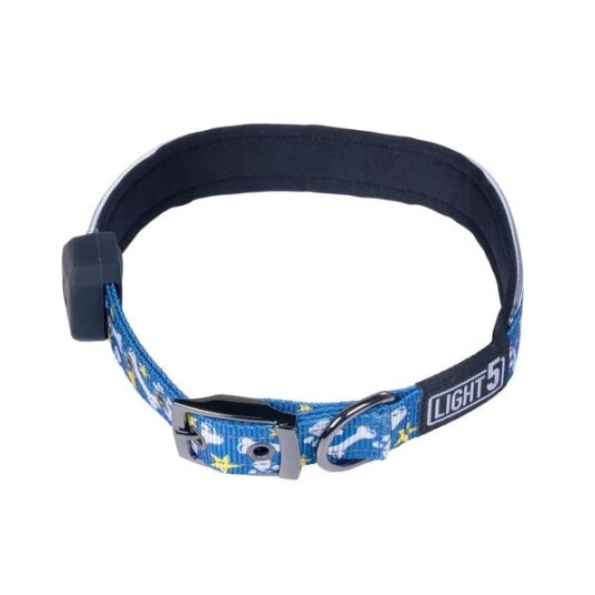 Hundehalsbånd Light5 Doggo Led Collar Blue S Hundehalsbånd Light5 Doggo Led Collar Blue S