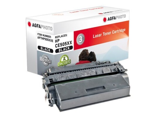 Agfaphoto - Svart - Kompatibel - Tonerpatron Alternativ For: Hp 05Xx Hp Ce505xx - For Hp Laserjet P2055 P2055d P2055dn P2055x