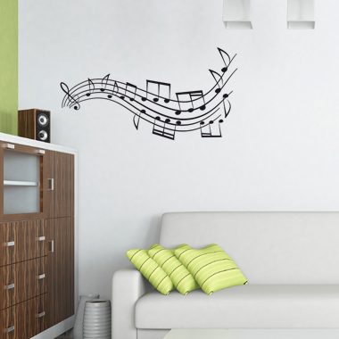 Mymusic wallsticker av Heidi Holm Pedersen, 30x58 cm Mymusic wallsticker av Heidi Holm Pedersen, 30x58 cm