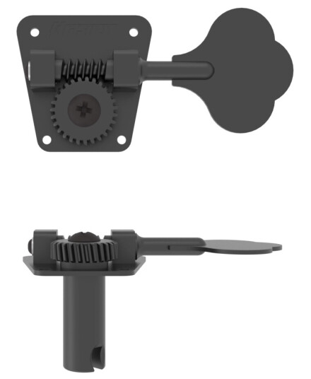 Hipshot Hb2 - Bass Tuning Machine 67-82 Usa F- Style, Bass Side - Svart