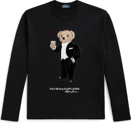 Polo Ralph Lauren Martini Polo Bear Cotton Jersey Tee POLO BLACK XS