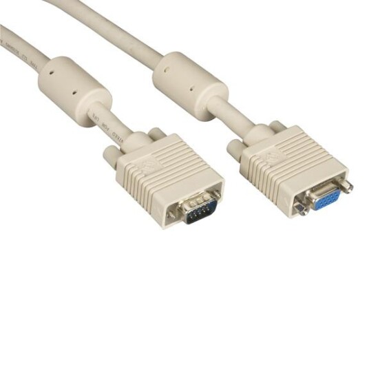 BLACK BOX Video Cable VGA to VGA Beige M/F 6m Factory Sealed BLACK BOX Video Cable VGA to VGA Beige M/F 6m Factory Sealed