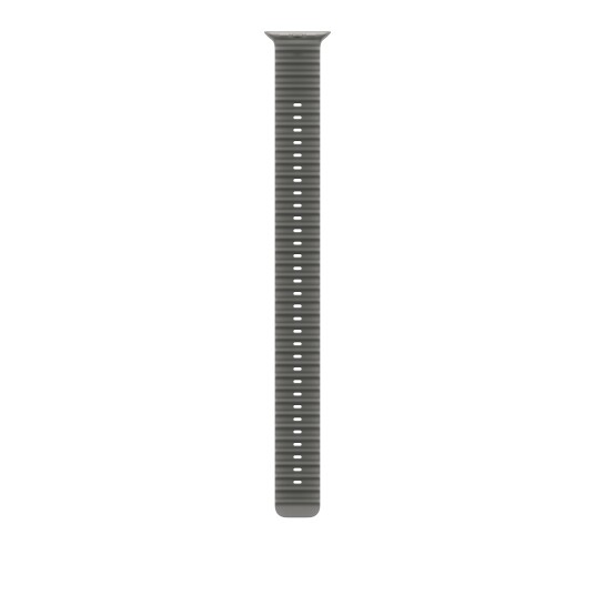 Apple 49mm Translucent Black Ocean Band Extension - Natural Titanium Finish