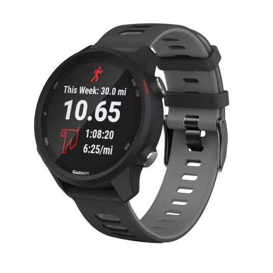 INF Klokkereim til Garmin Forerunner 245 / 645 / Vivoactive / Vivomove silikon 0
