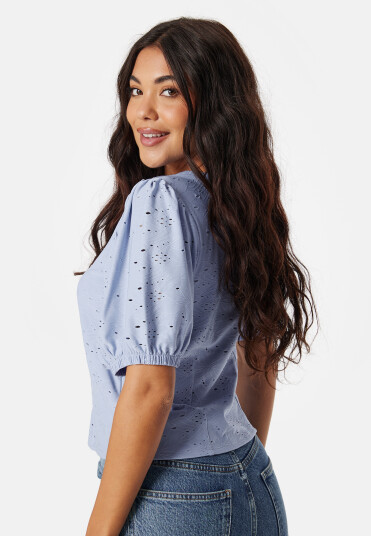 Object Collectors Item Objjulia S/S Top Blue XS