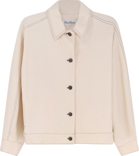 Max Mara Dame Jakker Beige L,