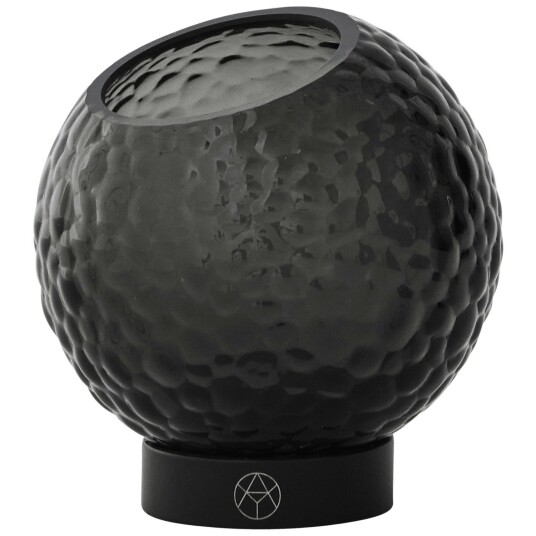 Aytm Globe Bubbles Lyslykte Ø10 cm i Sort Glass
