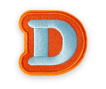 Letter Sticker Letter D