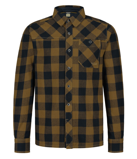 Rab Boundary Shirt Ms Caramel Check S