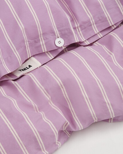 Tekla | Tekla sengetøy | Dynetrekk dobbel 200x220 mallow pink stripes Tekla | Tekla sengetøy | Dynetrekk dobbel 200x220 mallow pink stripes