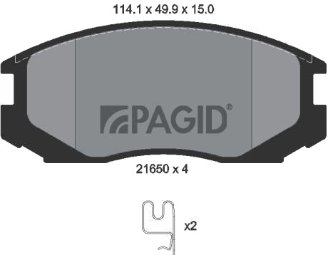PAGID T3109N Bremseklosser
