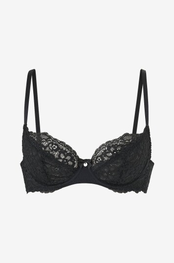Hunkemöller Blonde BH Marine uf Svart