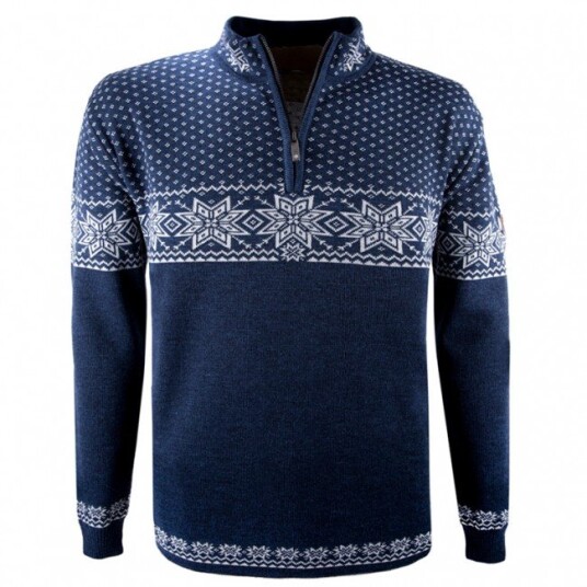 Kama Rune, Merino Genser, Herre, Navy M(50) Kama Rune, Merino Genser, Herre, Navy M(50)