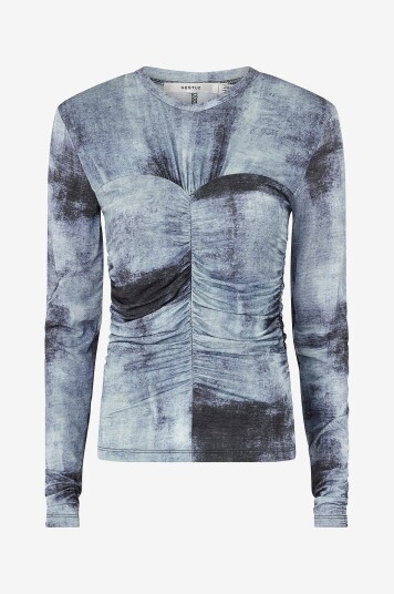 Gestuz Topp AreenGZ P LS Blouse Blå