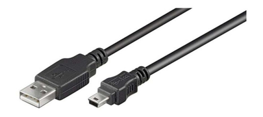 Goobay USB 2.0 A til Mini-B 5-pin Kabel 0.3m Sort
