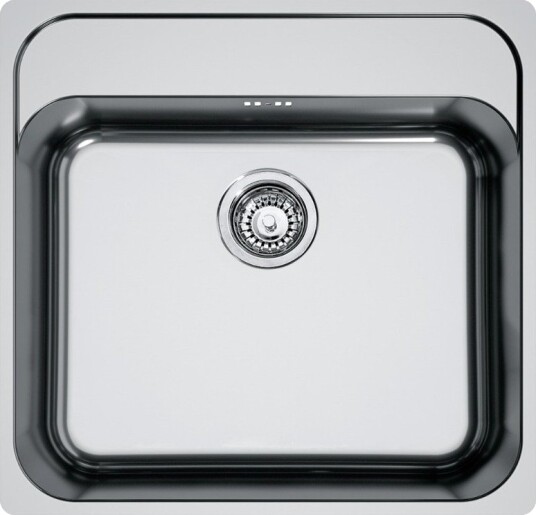 Franke SRX 210 50 TL Stålvask 1 Kum Med Bakplate Franke SRX 210 50 TL Stålvask 1 Kum Med Bakplate