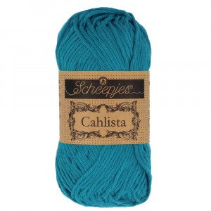 Scheepjes Cahlista Garn Unicolor 400 Petrol Blue Scheepjes Cahlista Garn Unicolor 400 Petrol Blue