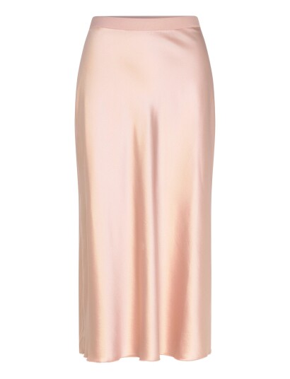 Ahlvar Gallery Hana Satin Skirt Pink L