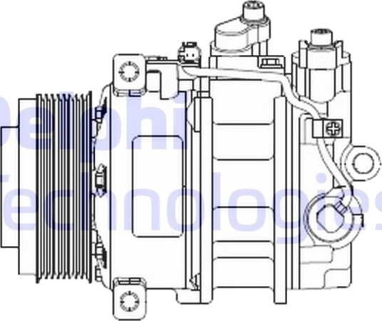 AC kompressor DELPHI CS20378 AC kompressor DELPHI CS20378