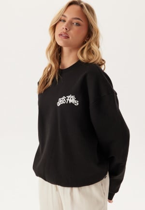 Dr. Denim Kenan Sweatshirt Black Times Curve XL