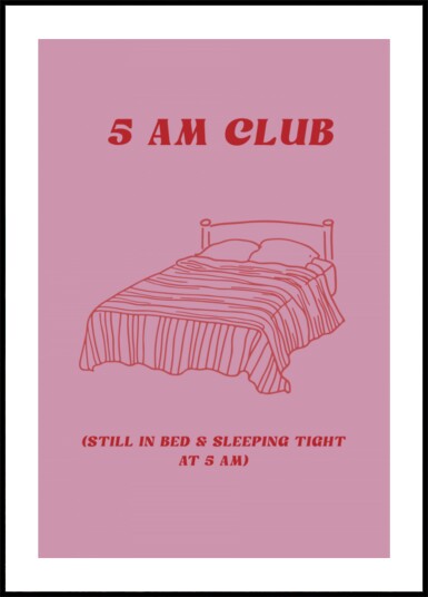 Cozy 5 AM Slumber Plakat / 50x70