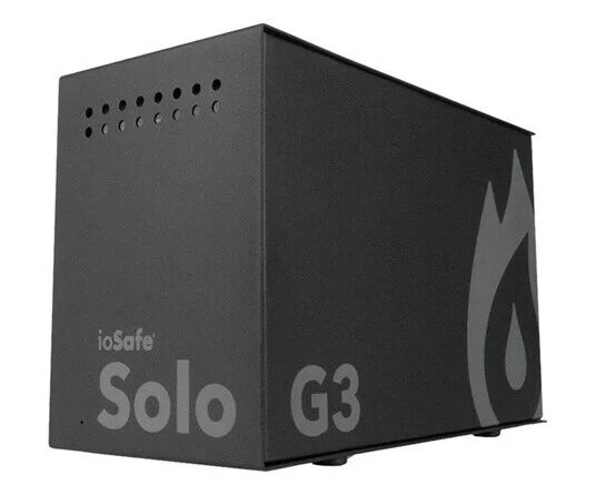 Cru DataPort ioSafe Solo G3 - Black Edition - hard drive - 2 TB - USB 3.0 - Ekstern Harddisk - 2 TB - Svart