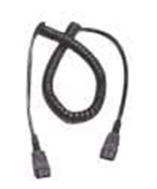 Jabra Forlengerledning QD 0.5m Svart for Hodesett