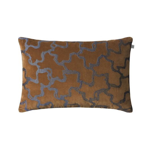 Chhatwal & Jonsson Chand Putetrekk 40x60 cm Cognacfarget / Sea Blue