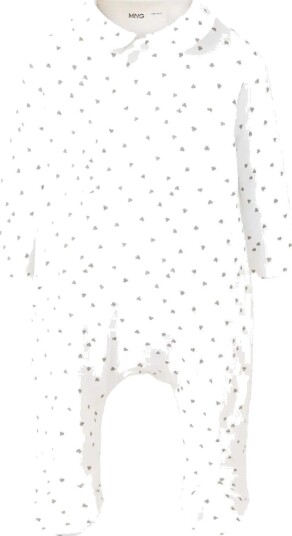 Mango Printed Long Pyjamas NATURAL WHITE 6 9M Mango Printed Long Pyjamas NATURAL WHITE 6 9M