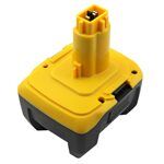 DeWalt DW992K-2 batteri (5000 mAh 14.4 V, Sort)