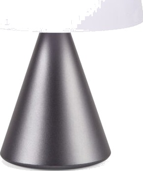 Lexon Mina L Grå Metallisk Akrylonitril Butadien Styren Abs Aluminium Soverom Barnerom Korridor Bord Kontor Ipx4 9 Ampuller Led